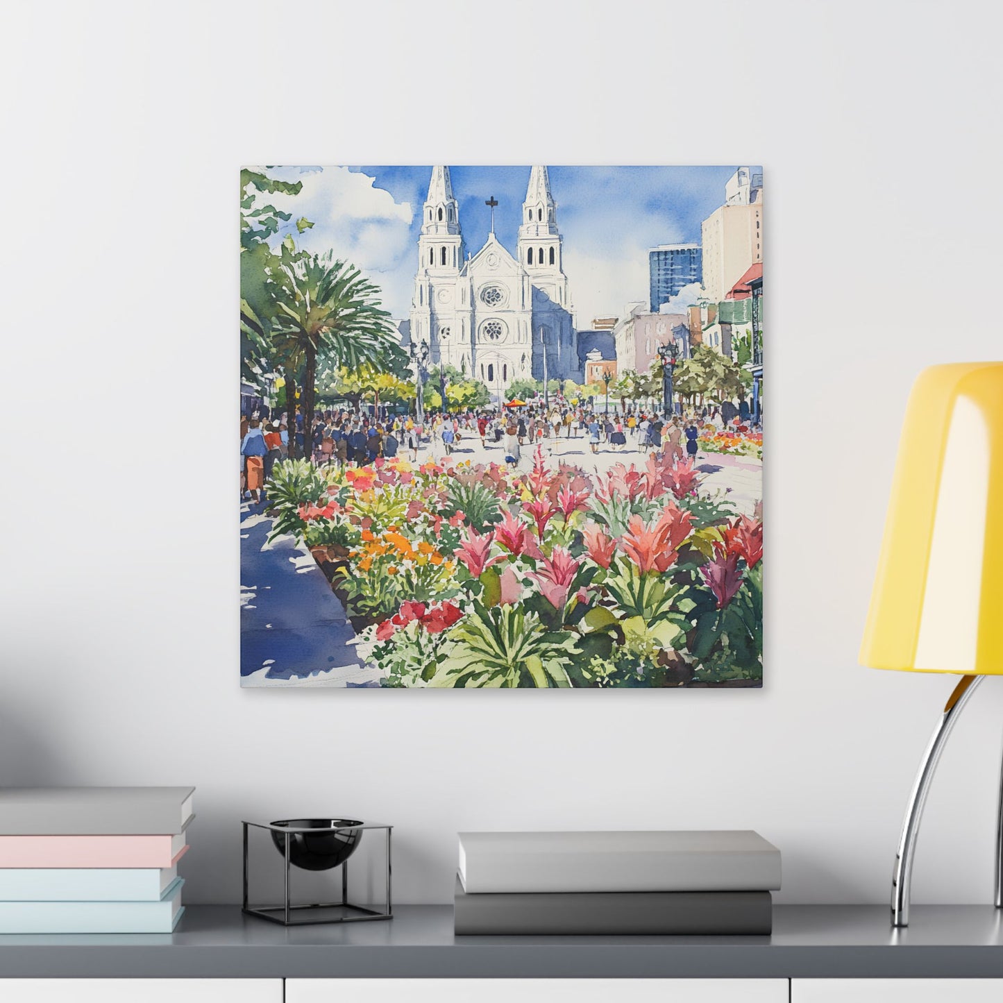 St. Louis Cathedral and Jackson Square Canvas