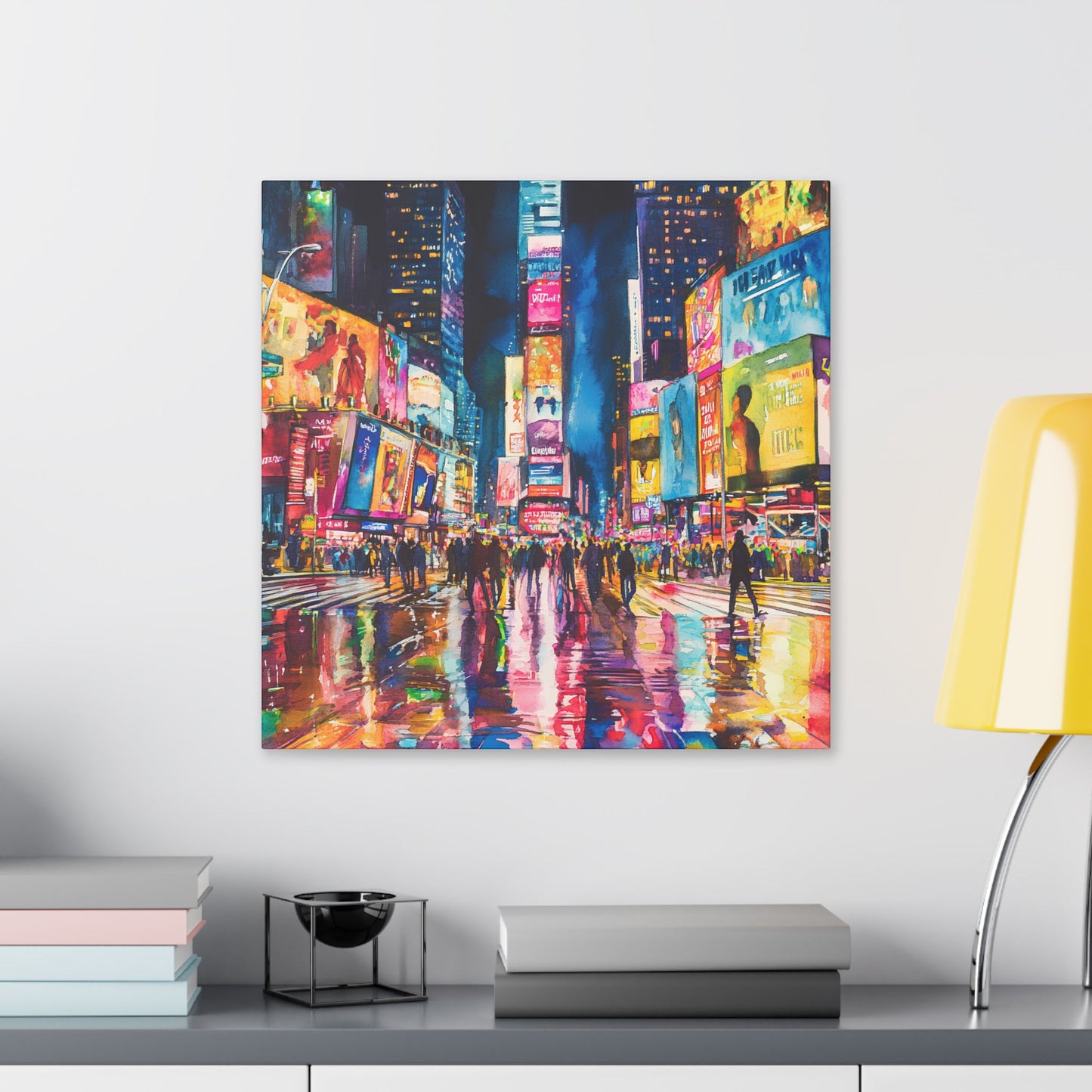 Times Square at Night Canvas