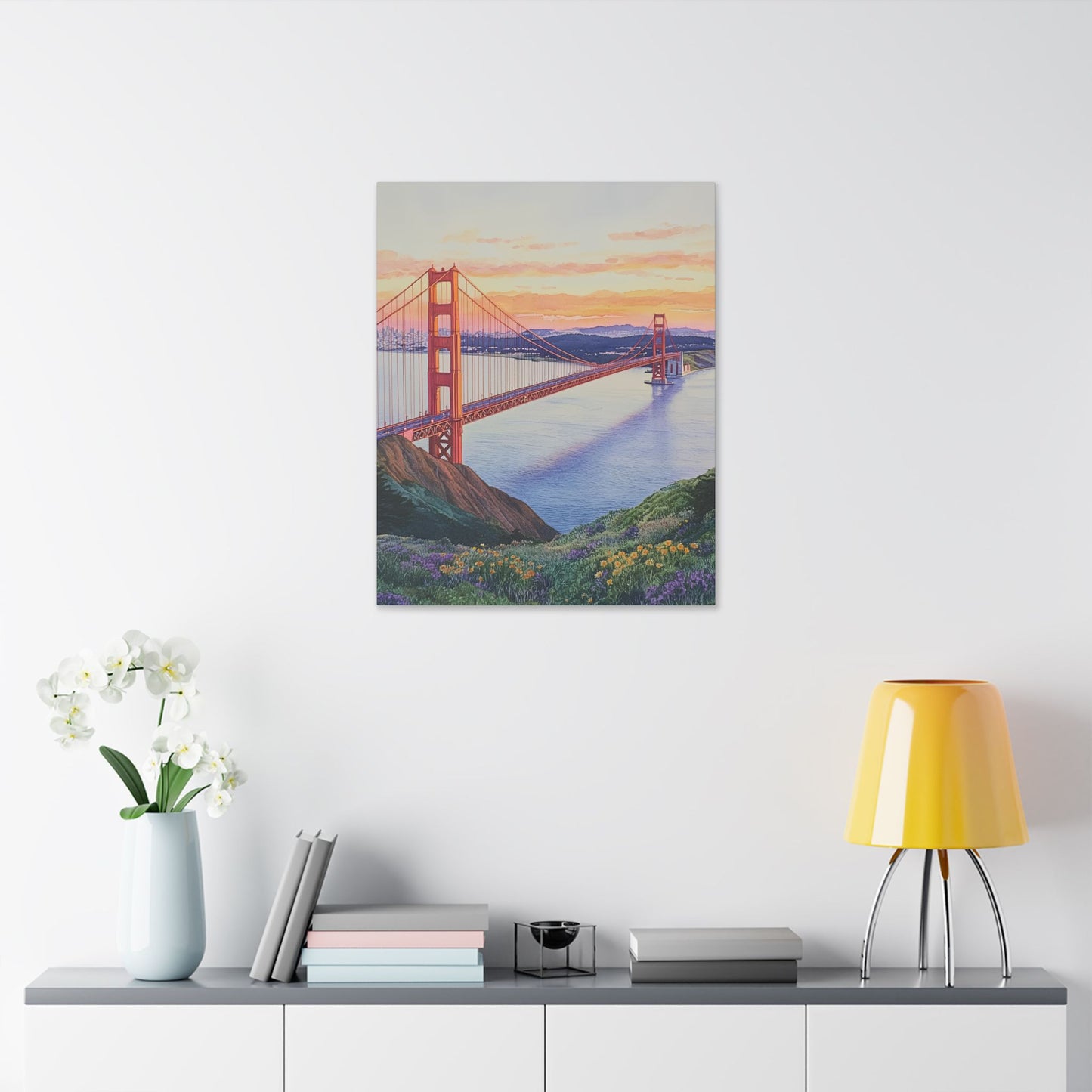 Golden Gate Bridge at Sunrise Canvas