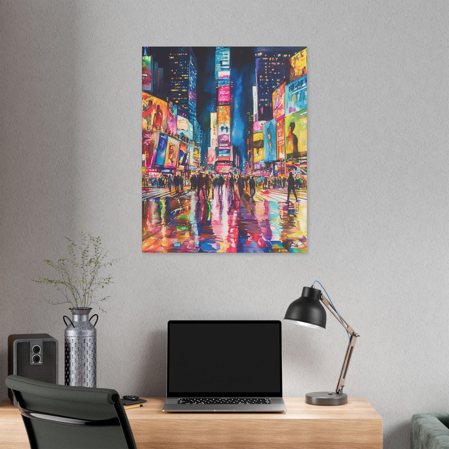 Times Square at Night Canvas