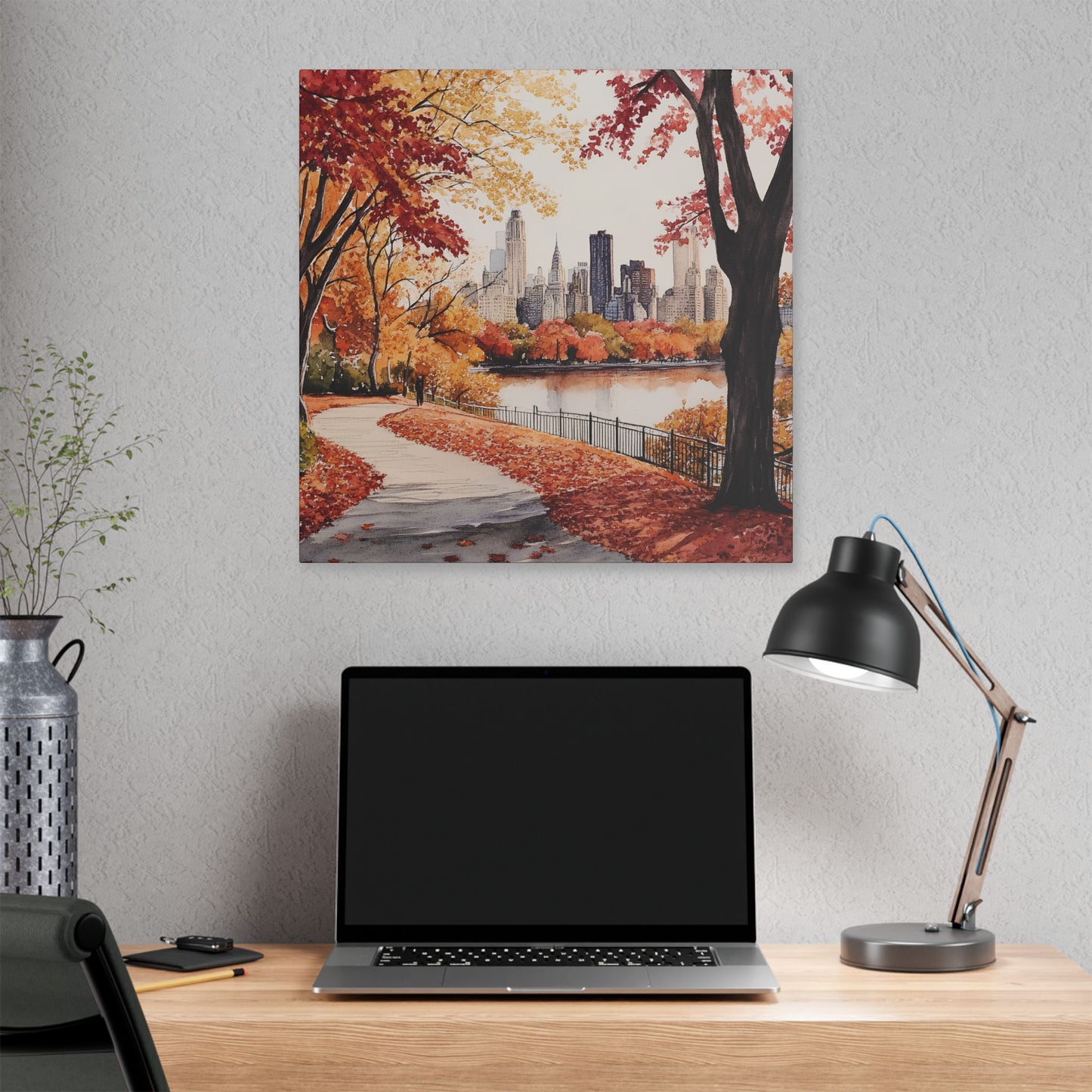 Central Park in Autumn Canvas