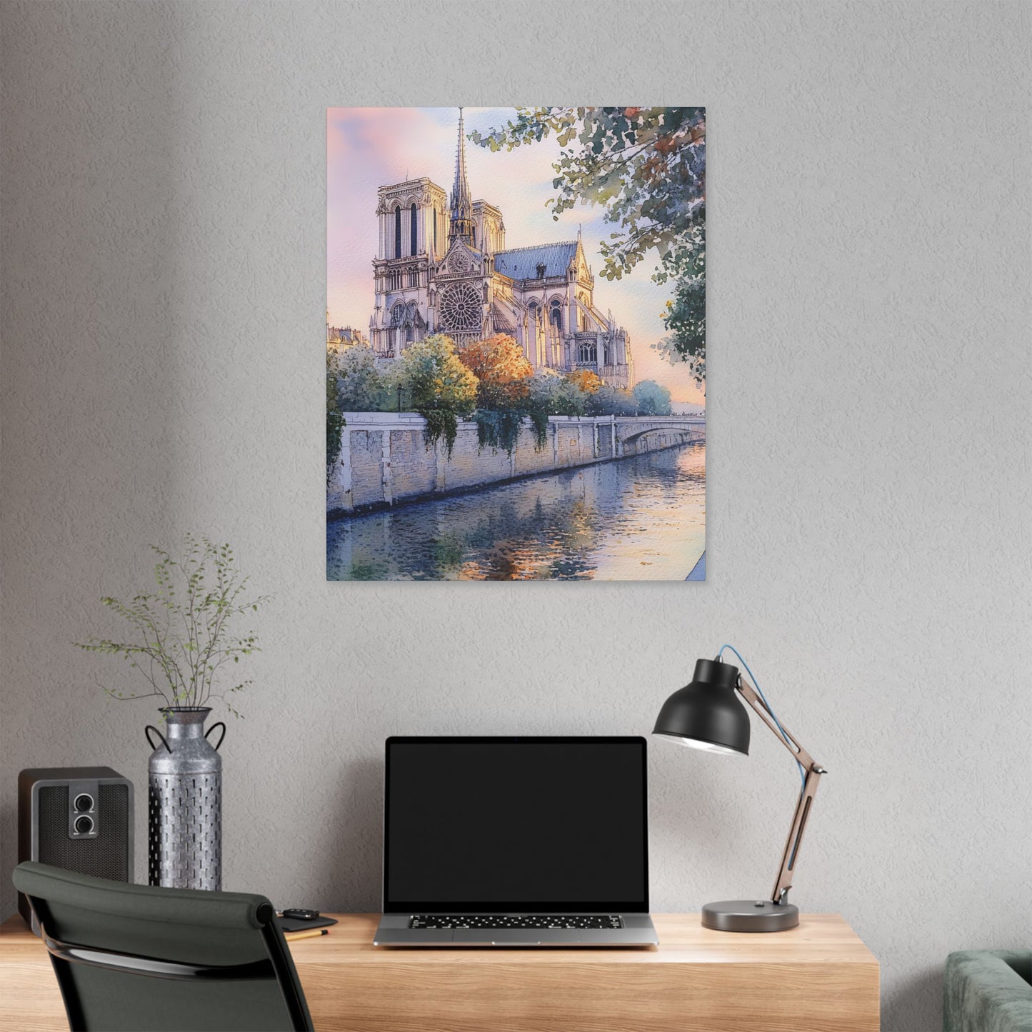 Notre-Dame at Dawn Canvas