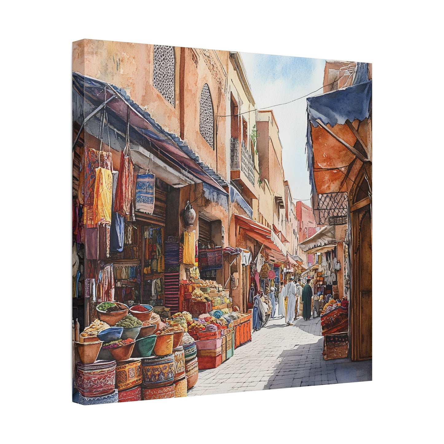 Medina Streets in the Morning Canvas