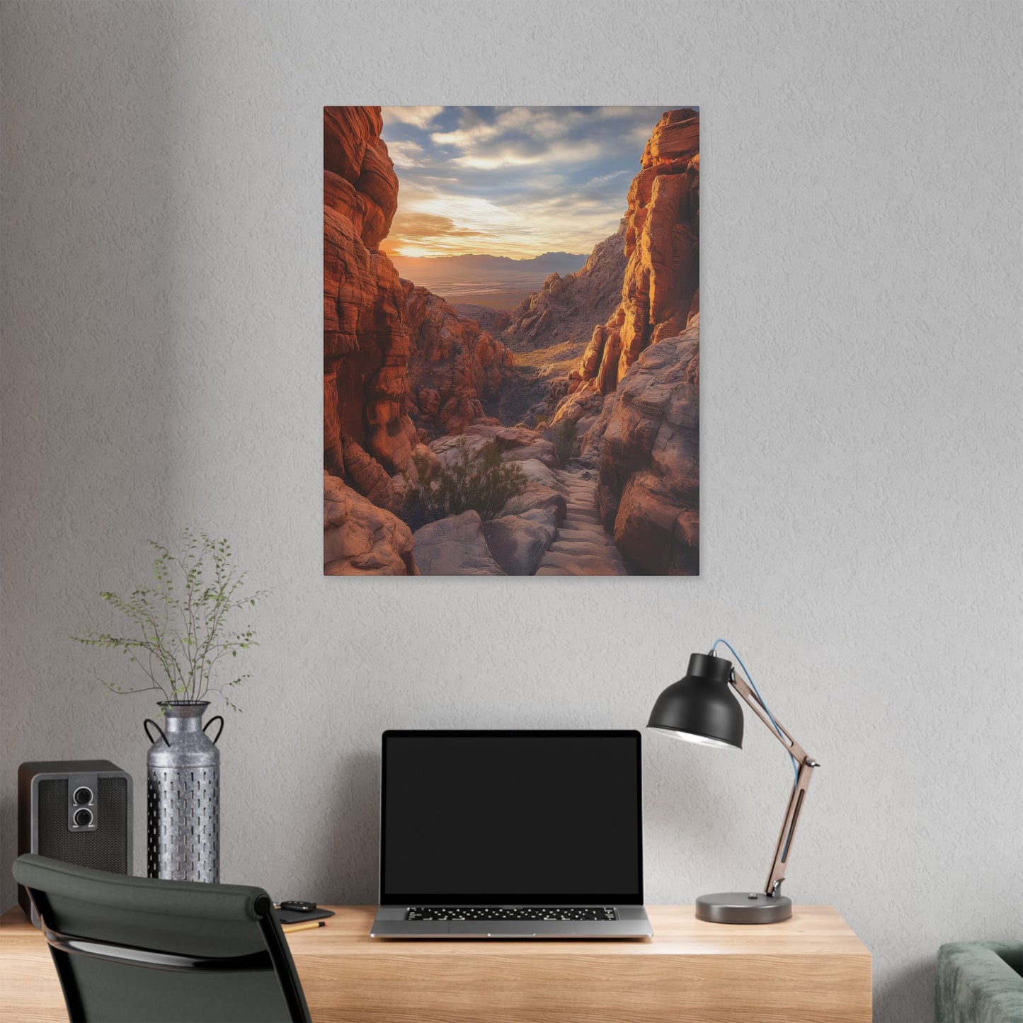 Red Rock Canyon Sunrise Canvas