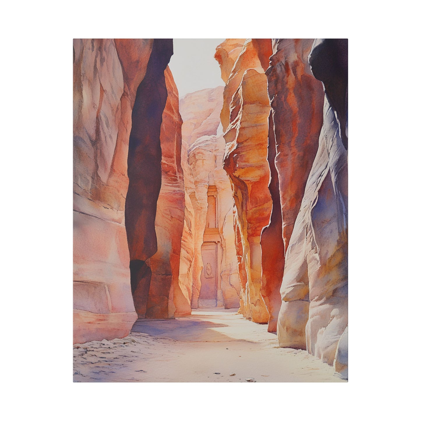 Siq Canyon Walk Canvas