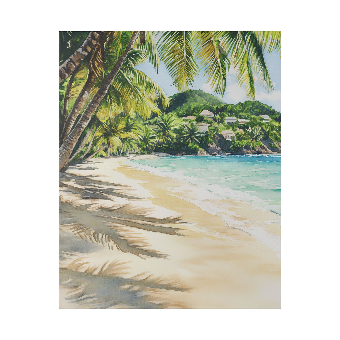 St Barth Anse de Grande Saline Serenity Canvas