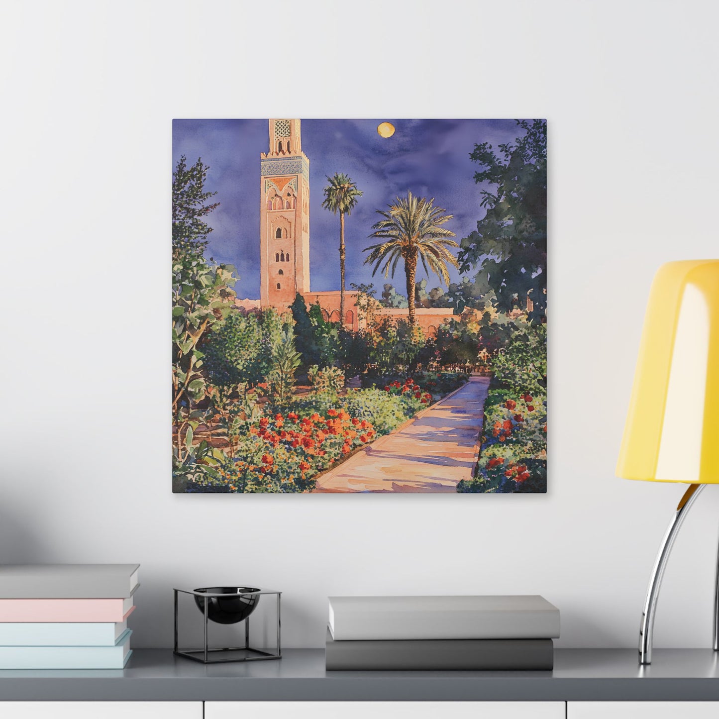 Koutoubia Mosque at Dusk Canvas