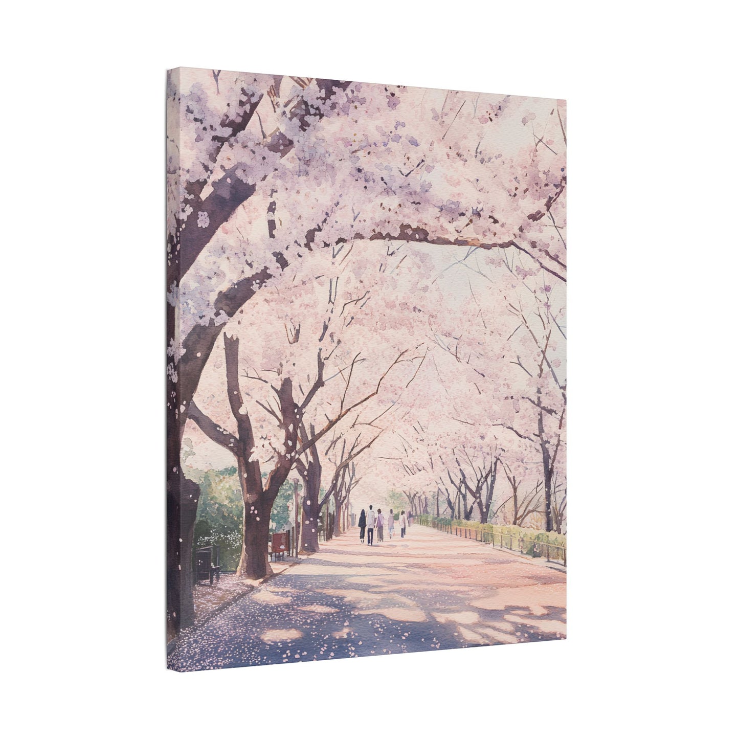 Cherry Blossoms at Ueno Park Canvas