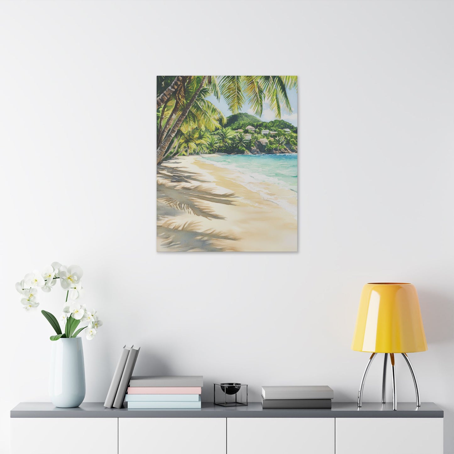 St Barth Anse de Grande Saline Serenity Canvas