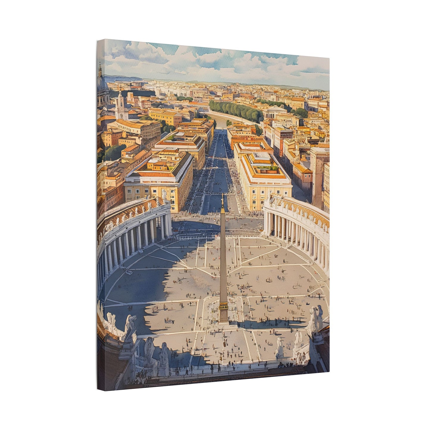 Vatican City from St. Peter’s Basilica Canvas