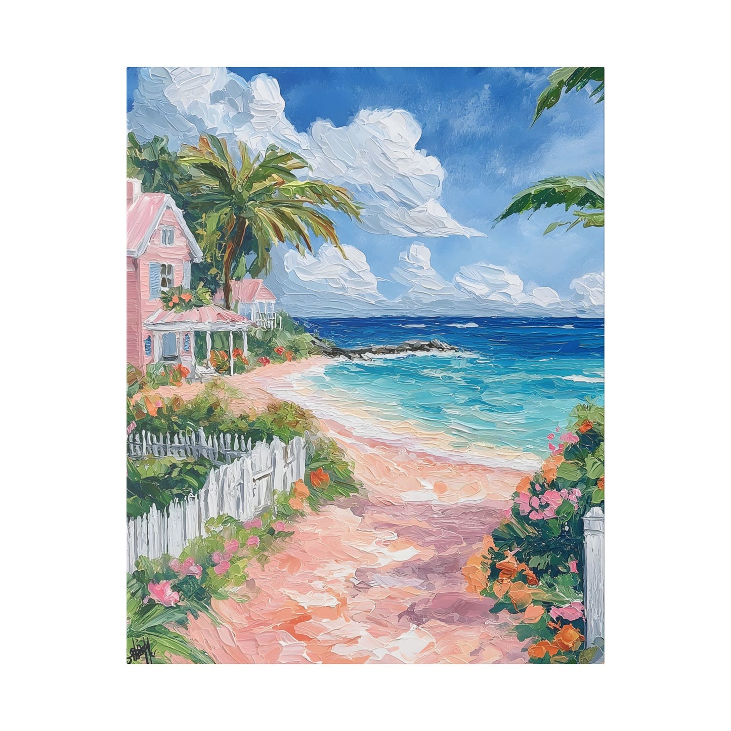 Harbour Island, Bahamas Canvas