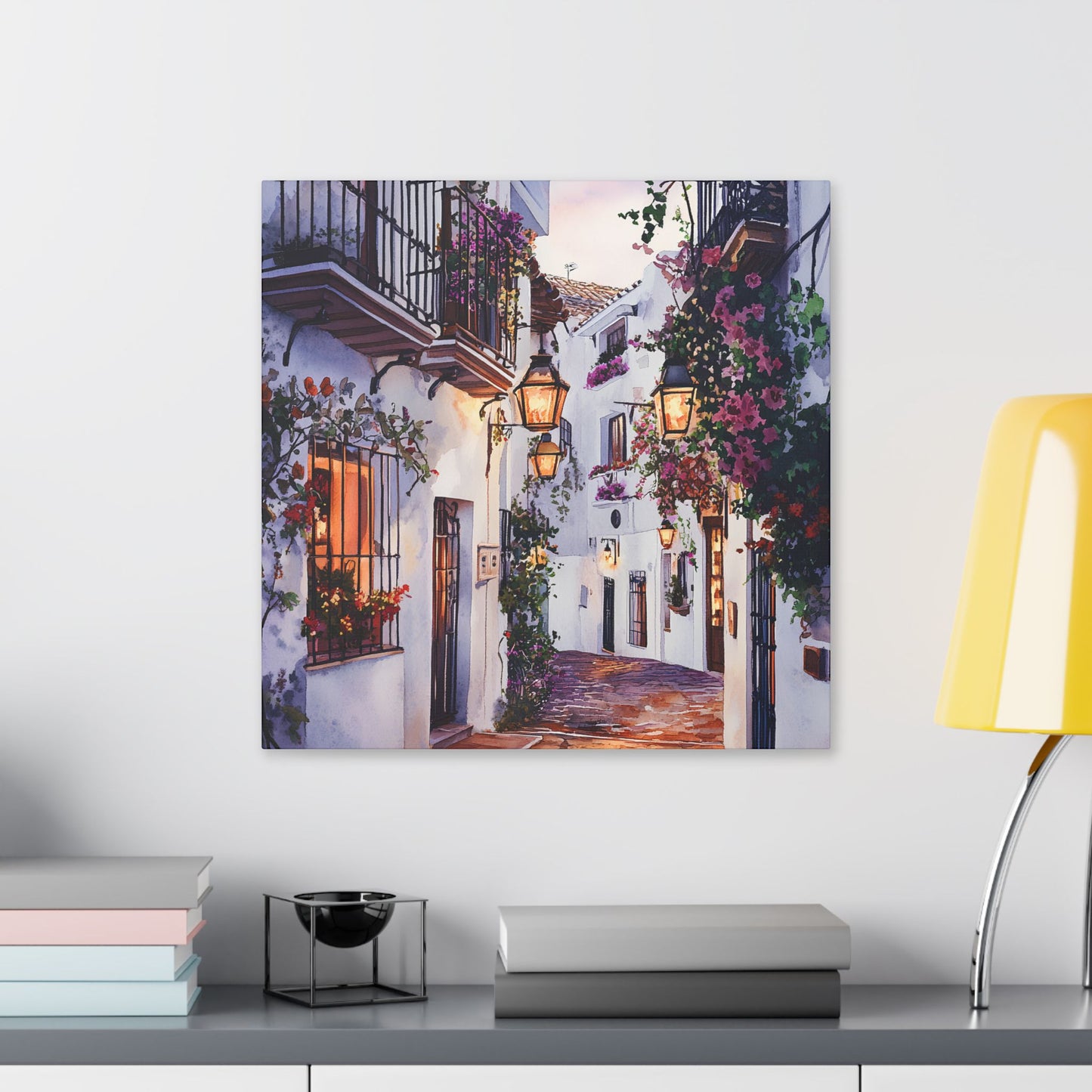 Marbella Old Town at Twilight Canvas