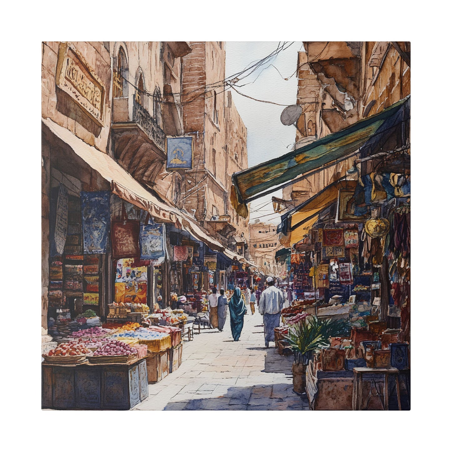 Khan el-Khalili Market Canvas