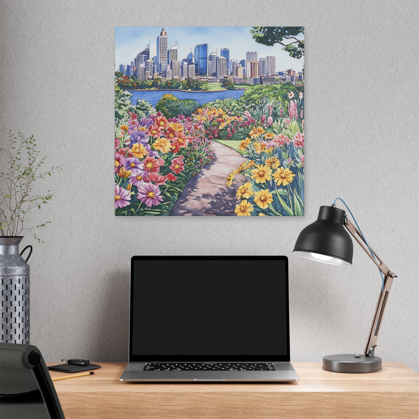 Royal Botanic Garden in Spring Canvas