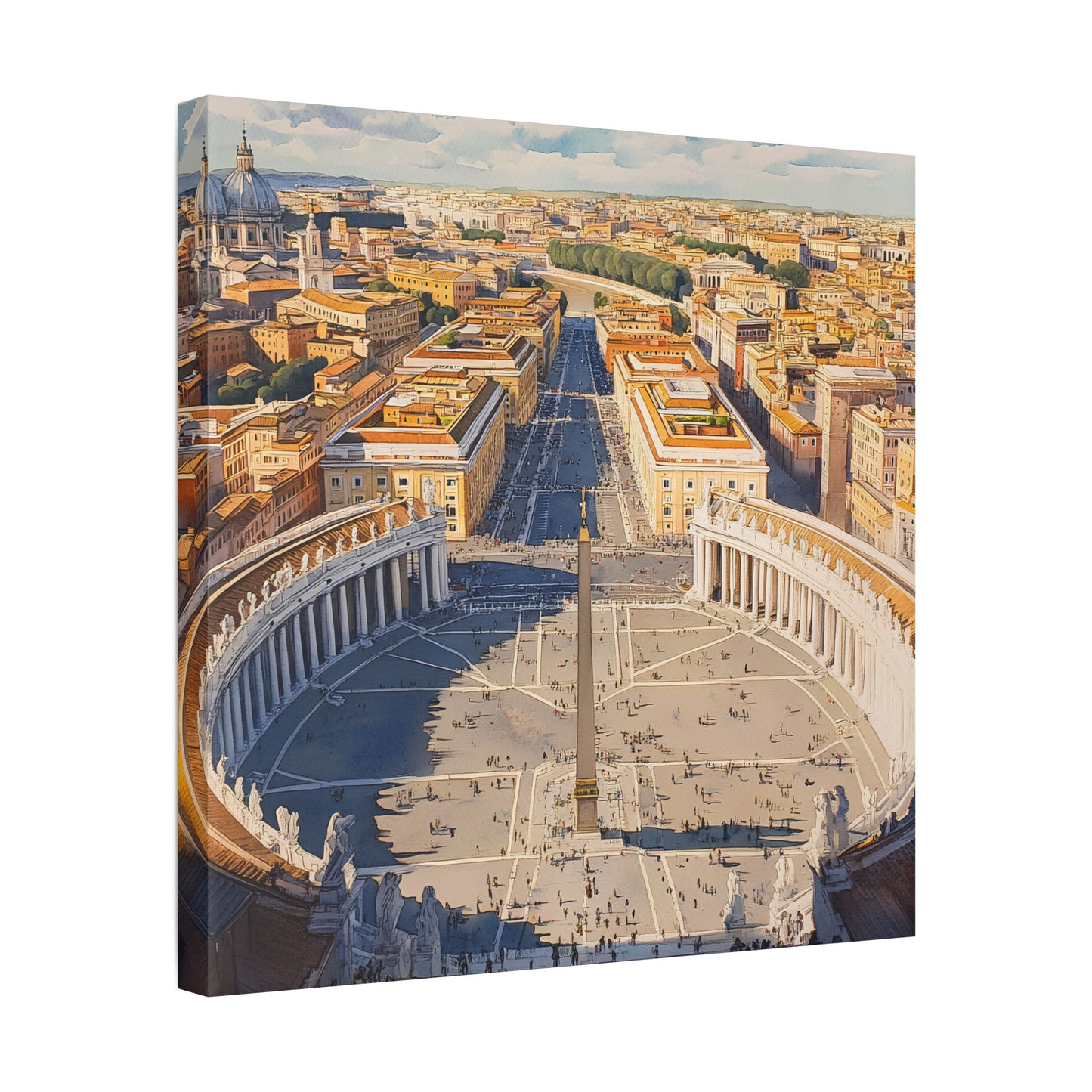 Vatican City from St. Peter’s Basilica Canvas