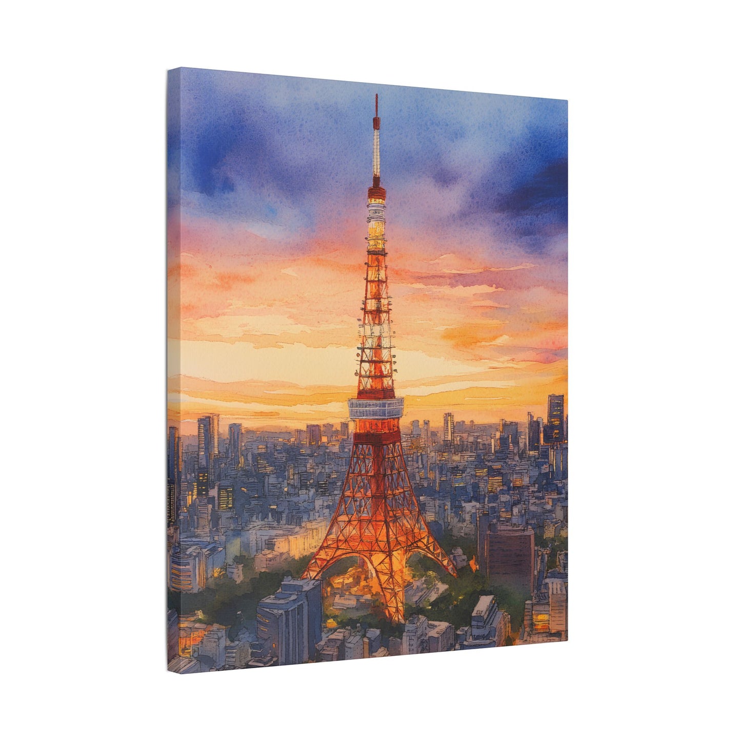 Tokyo Tower at Sunset Canvas