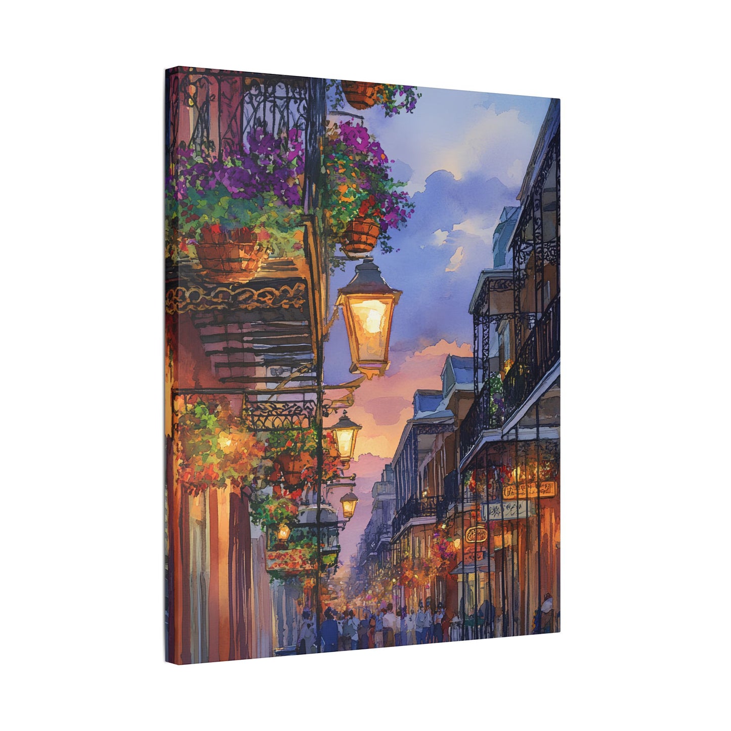 French Quarter at Dusk Canvas