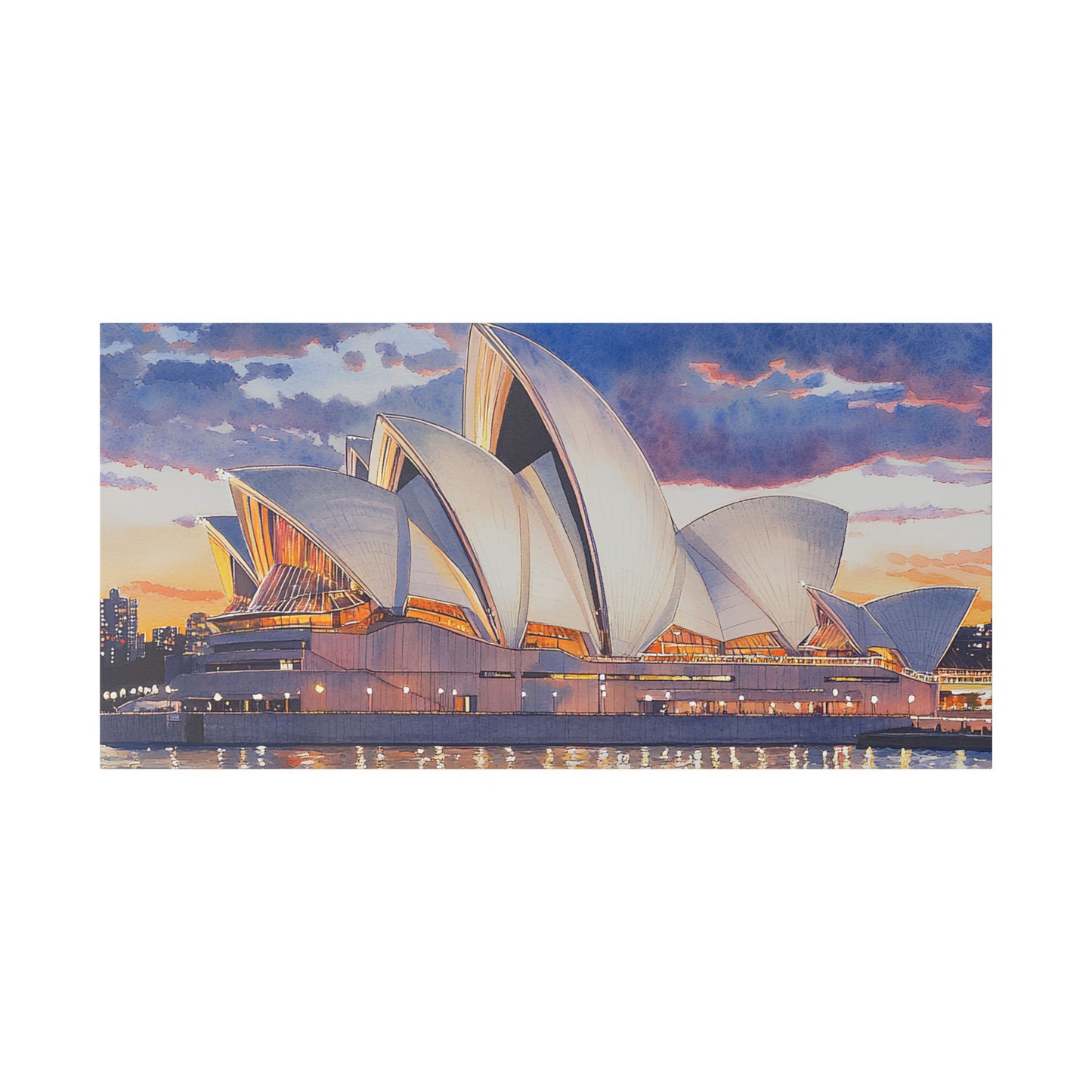 Sydney Opera House at Dusk Canvas