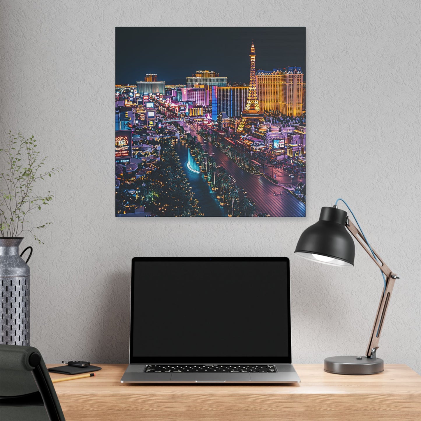 Las Vegas Strip at Night Canvas