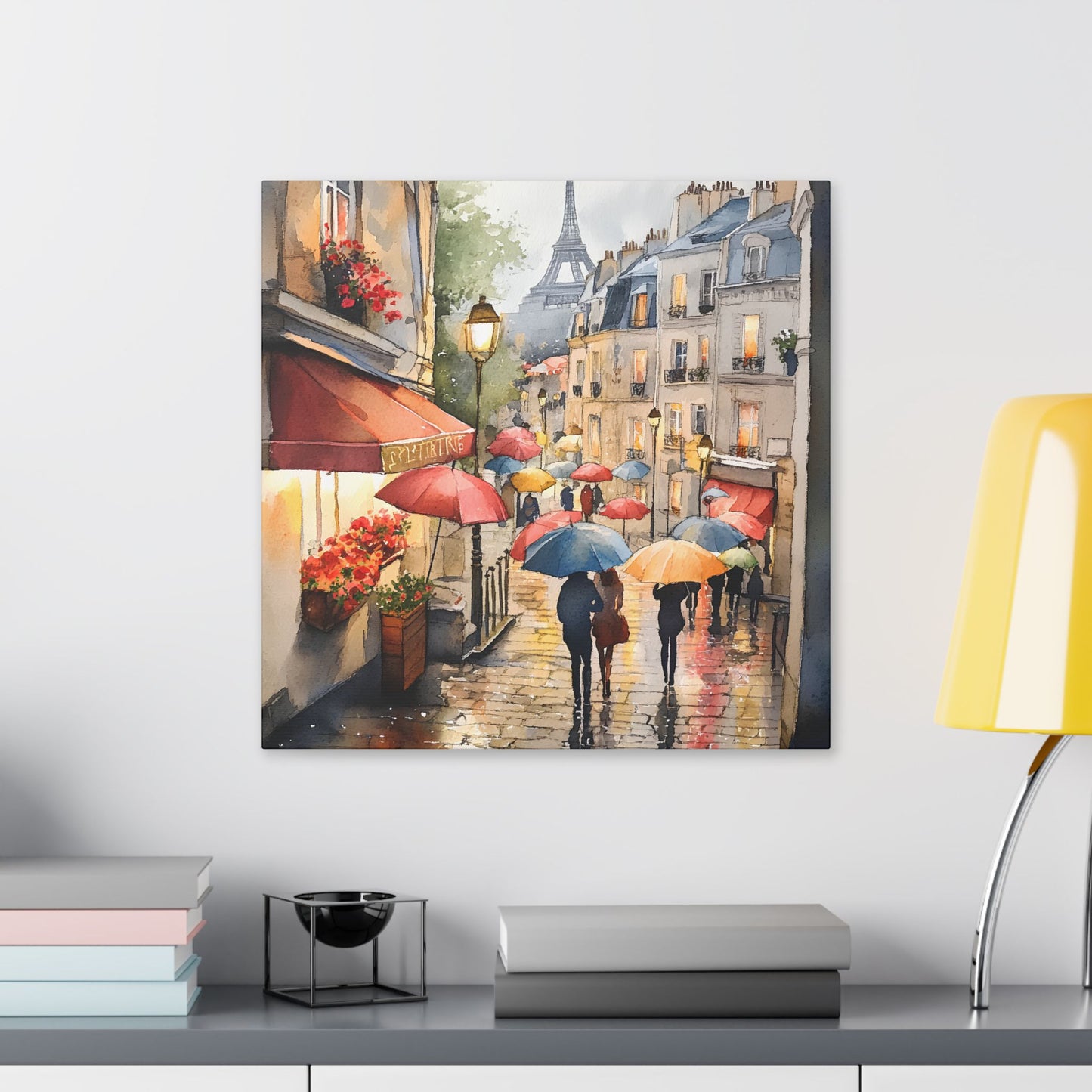 Montmartre in the Rain Canvas