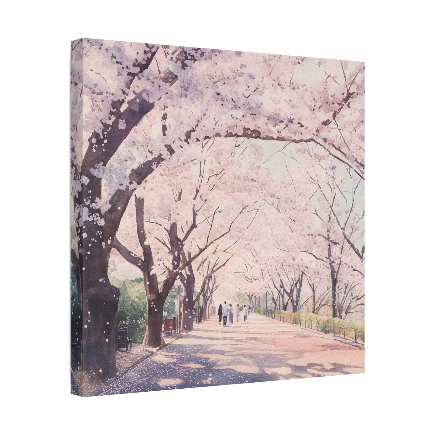 Cherry Blossoms at Ueno Park Canvas