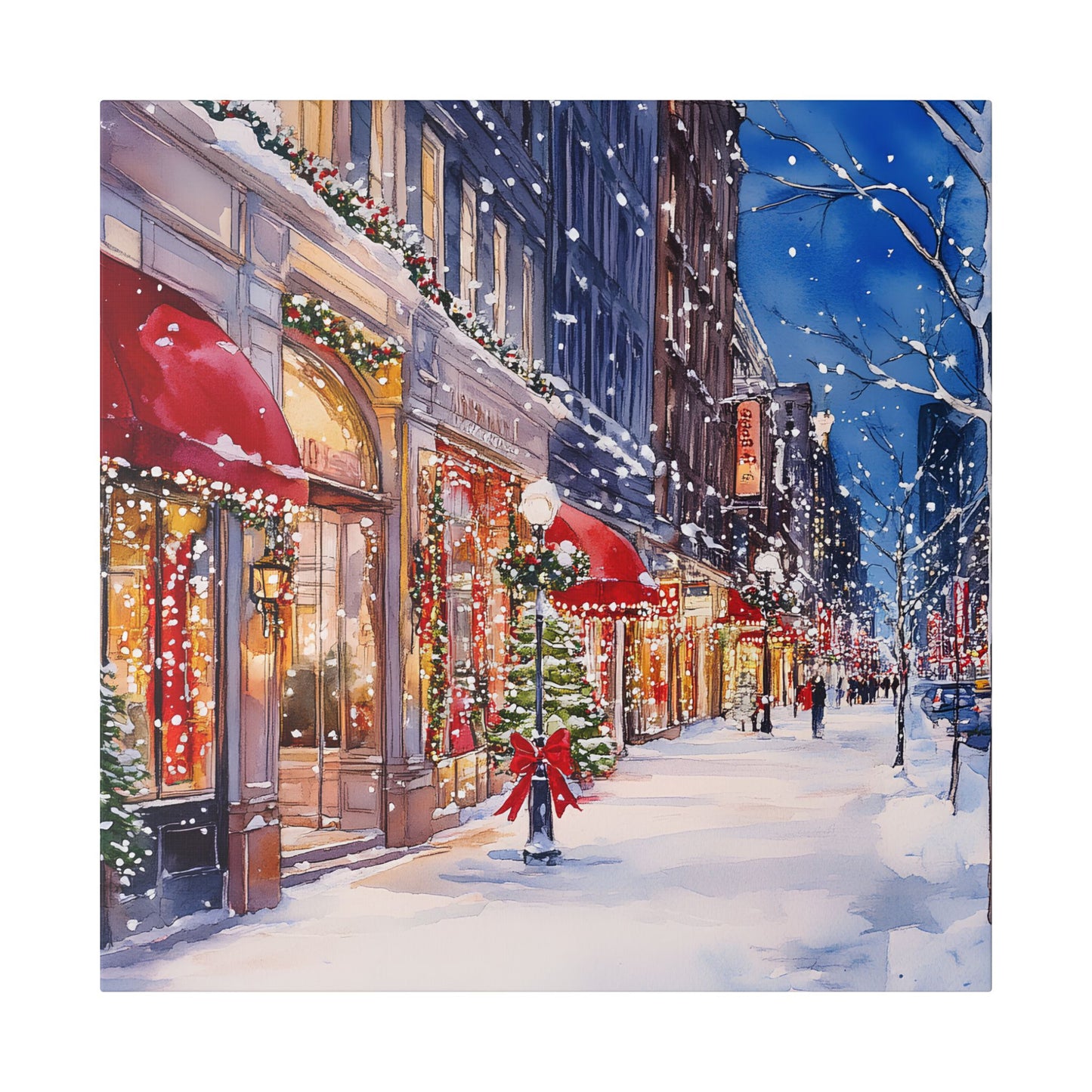 Fifth Avenue Winter Wonderland Canvas