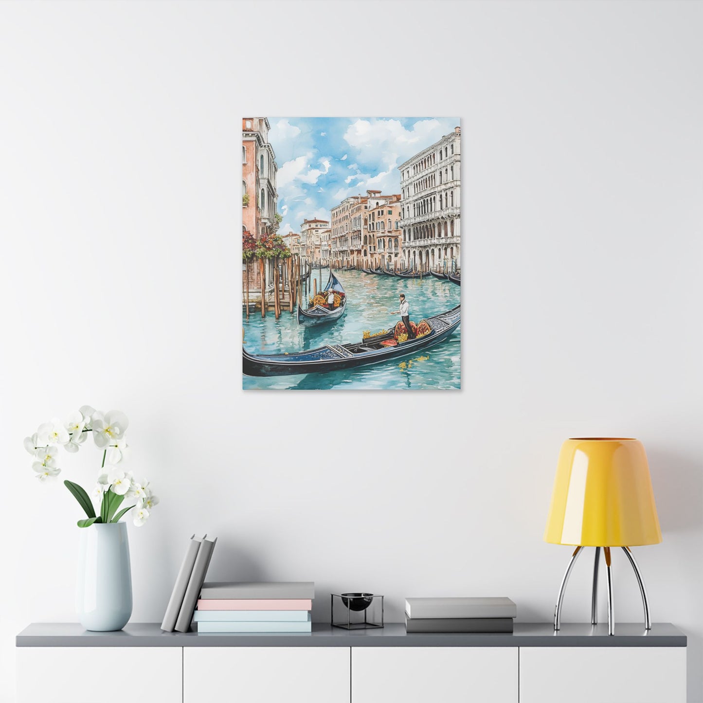 Gondolas on the Grand Canal Canvas