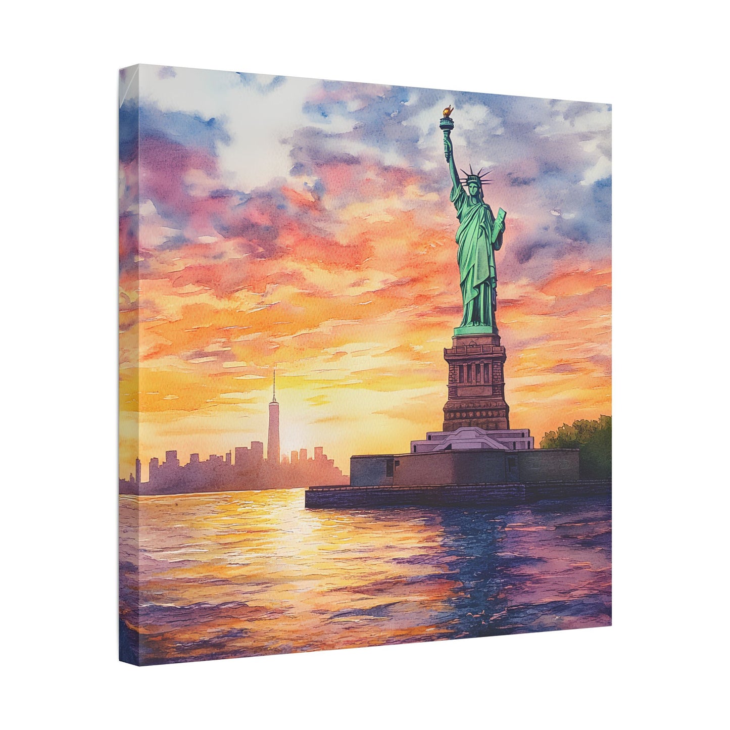 Statue of Liberty from the Harbor Canvas