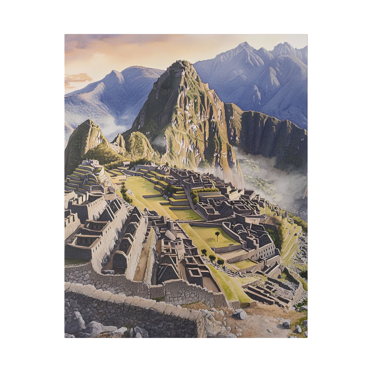 Machu Picchu at Sunrise Canvas