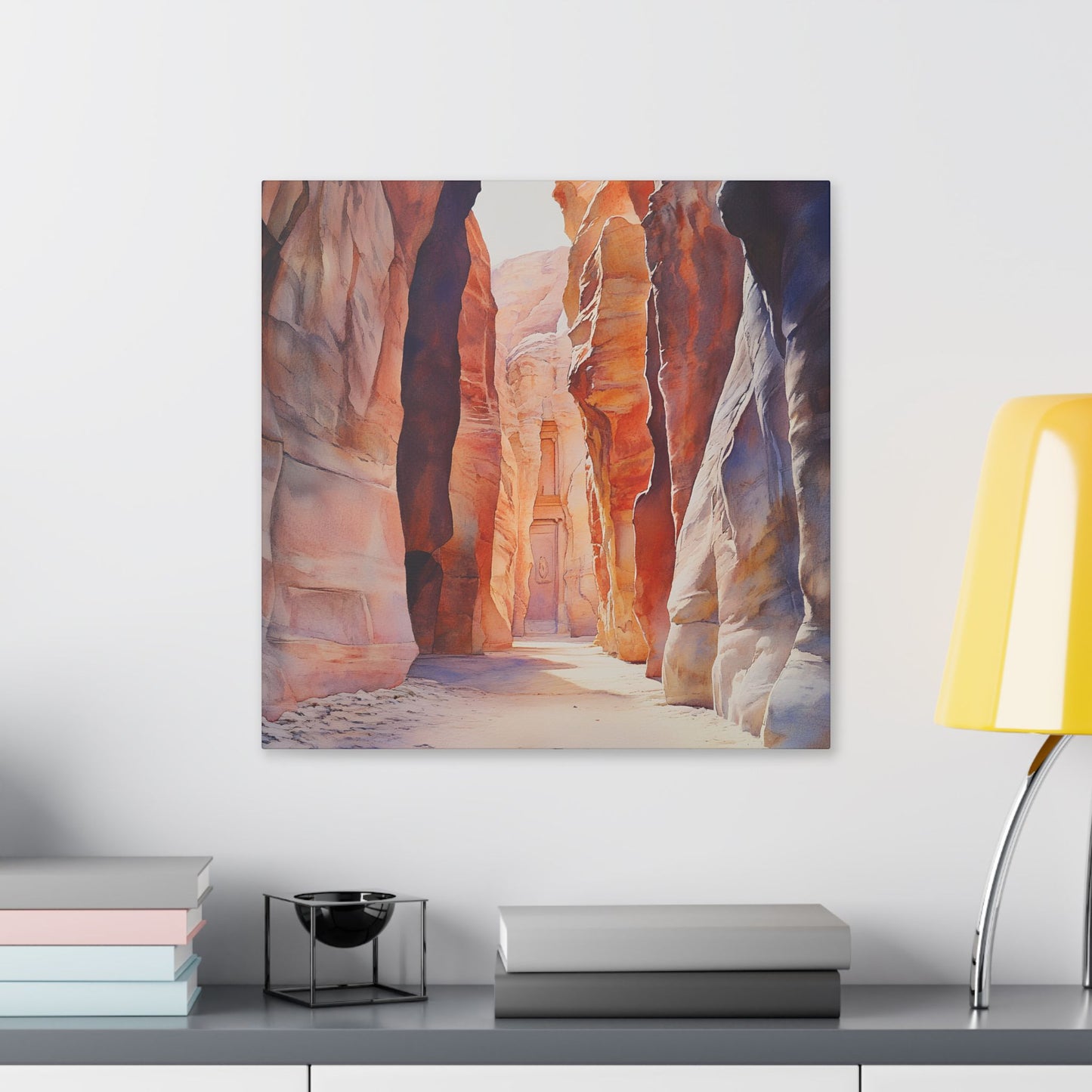 Siq Canyon Walk Canvas