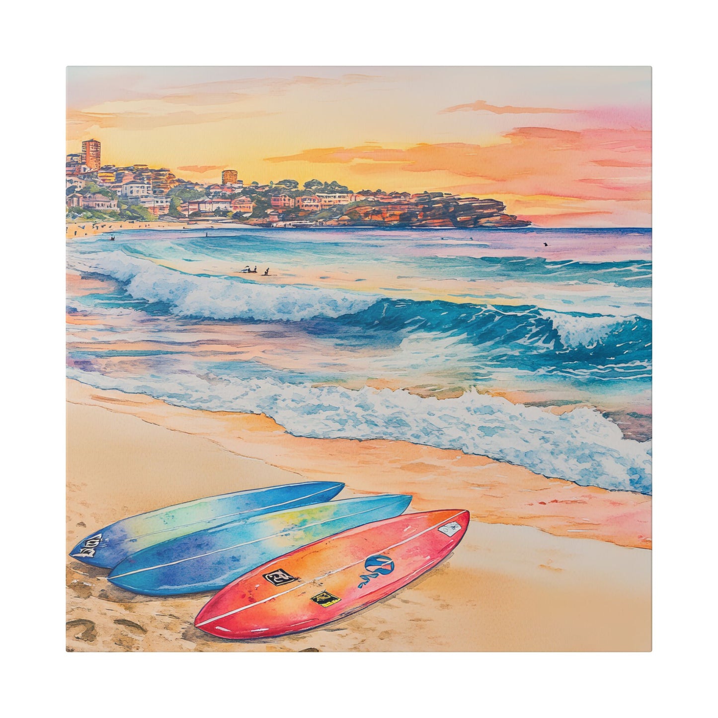 Bondi Beach Sunrise Canvas