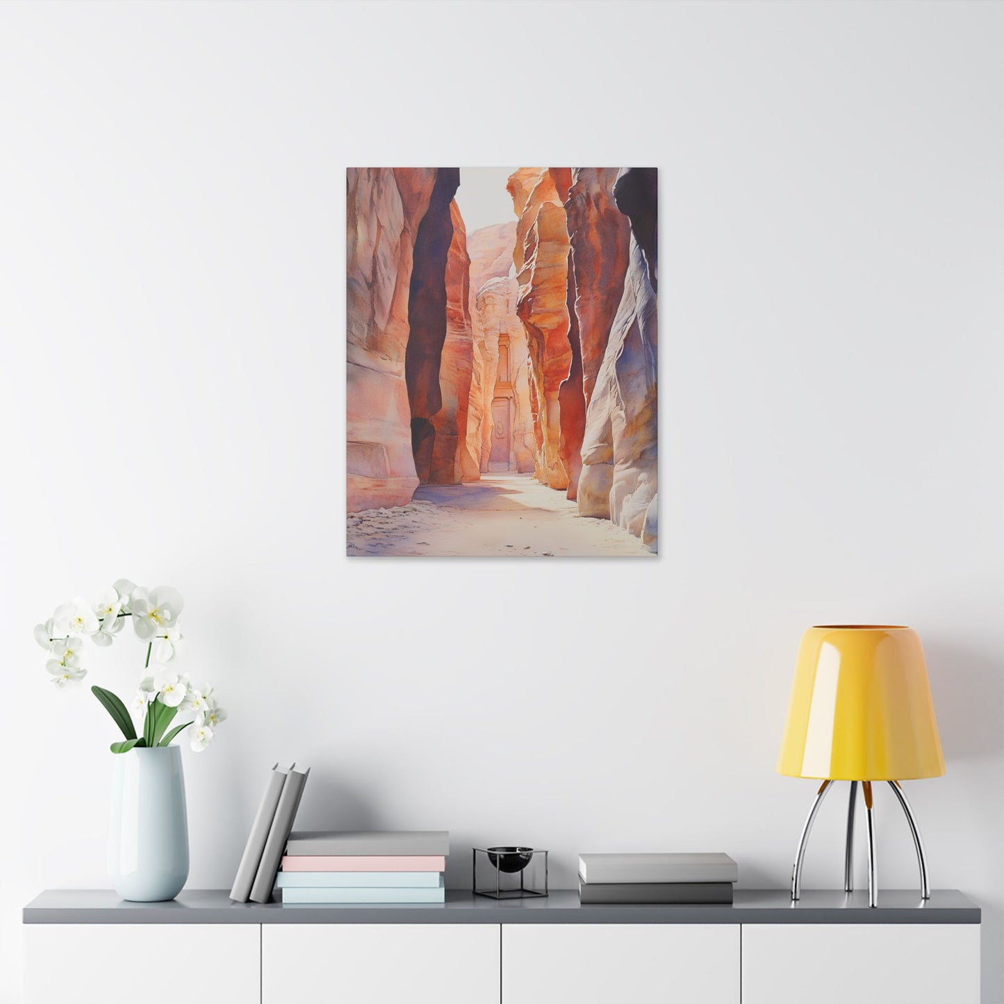 Siq Canyon Walk Canvas