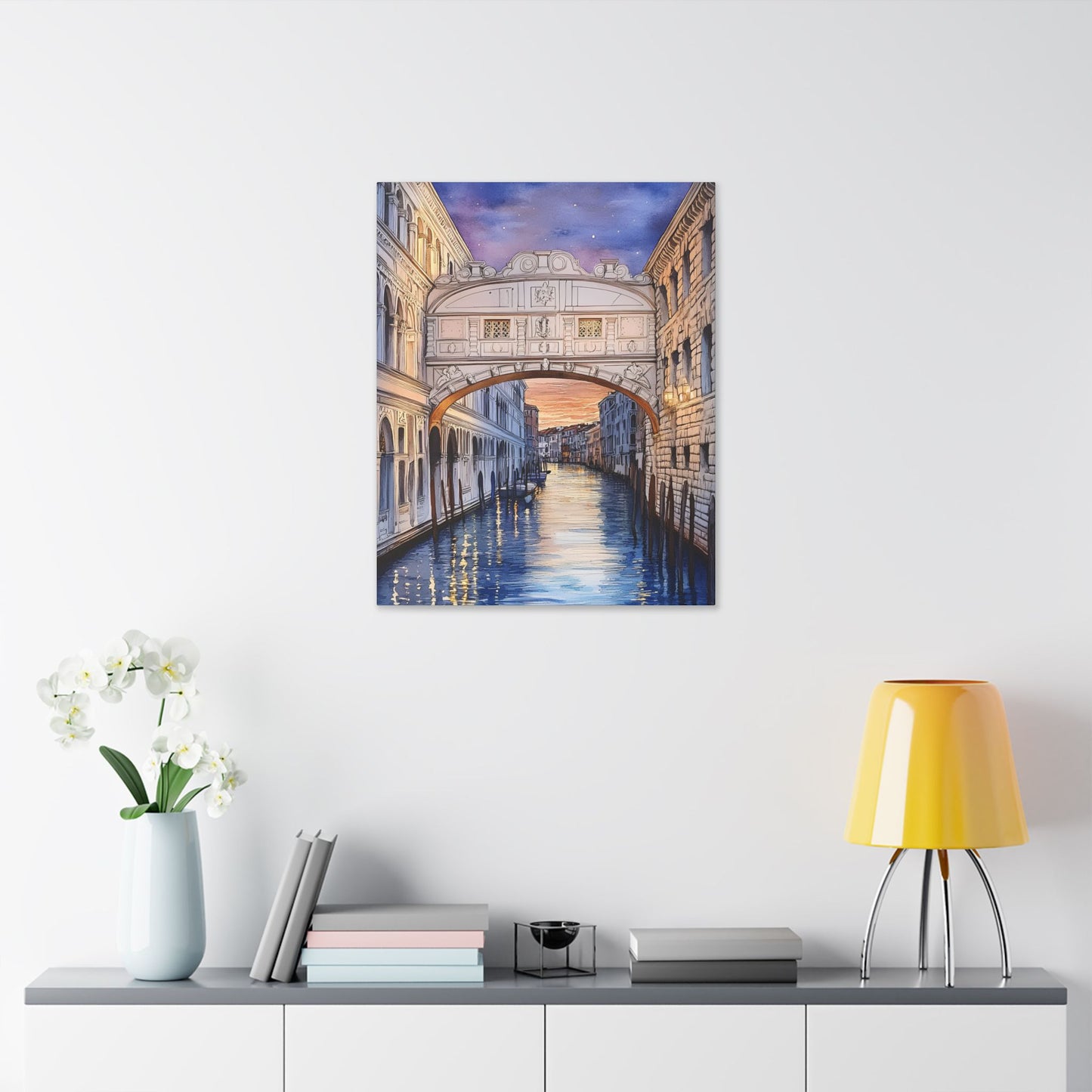 Bridge of Sighs at Twilight Canvas