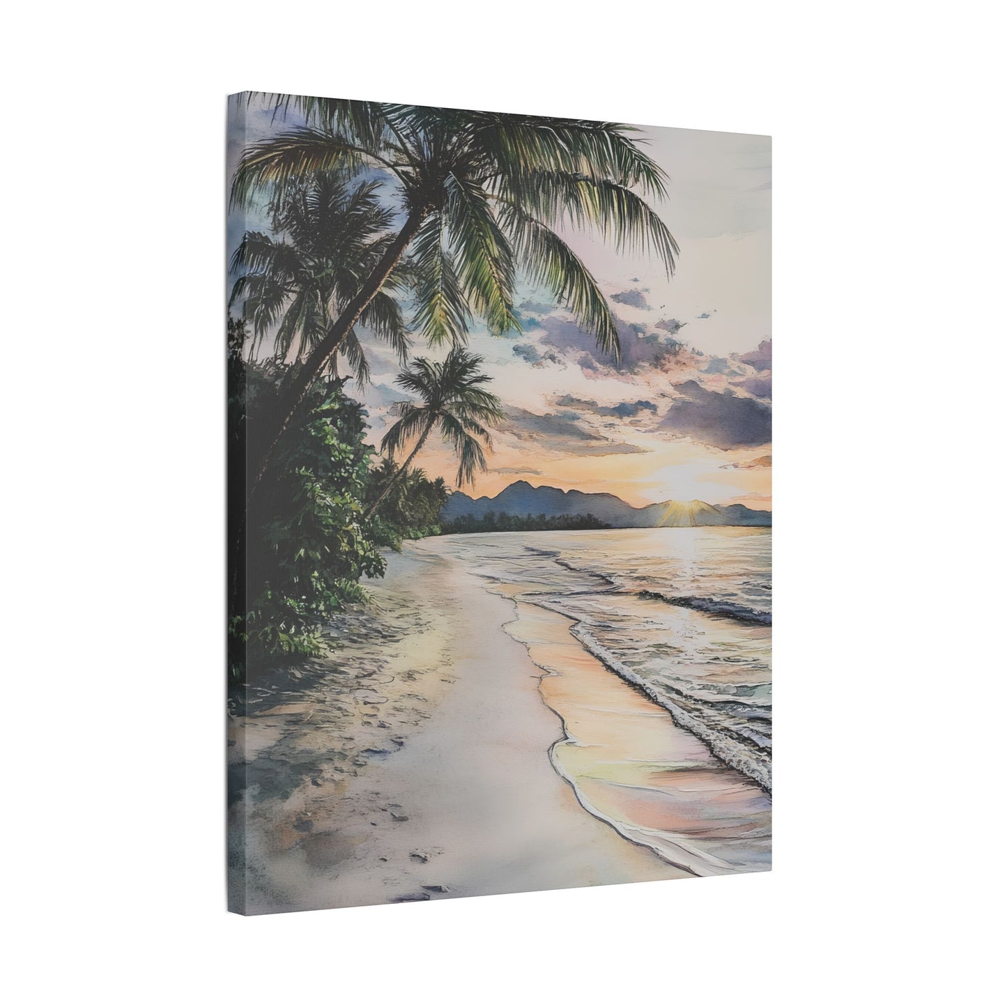 Koh Samui Beach at Dusk Canvas