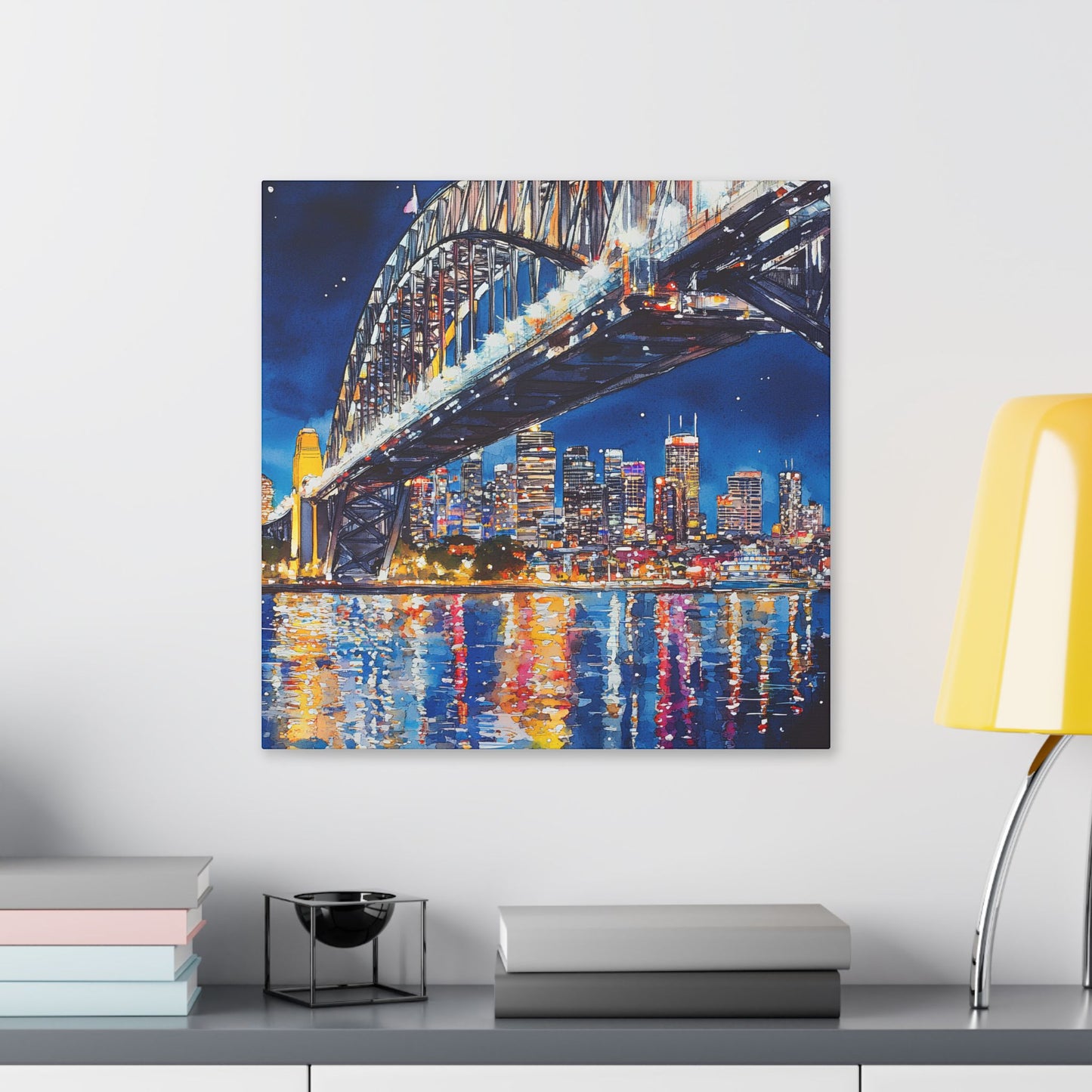 Sydney Harbour Bridge by Night Canvas