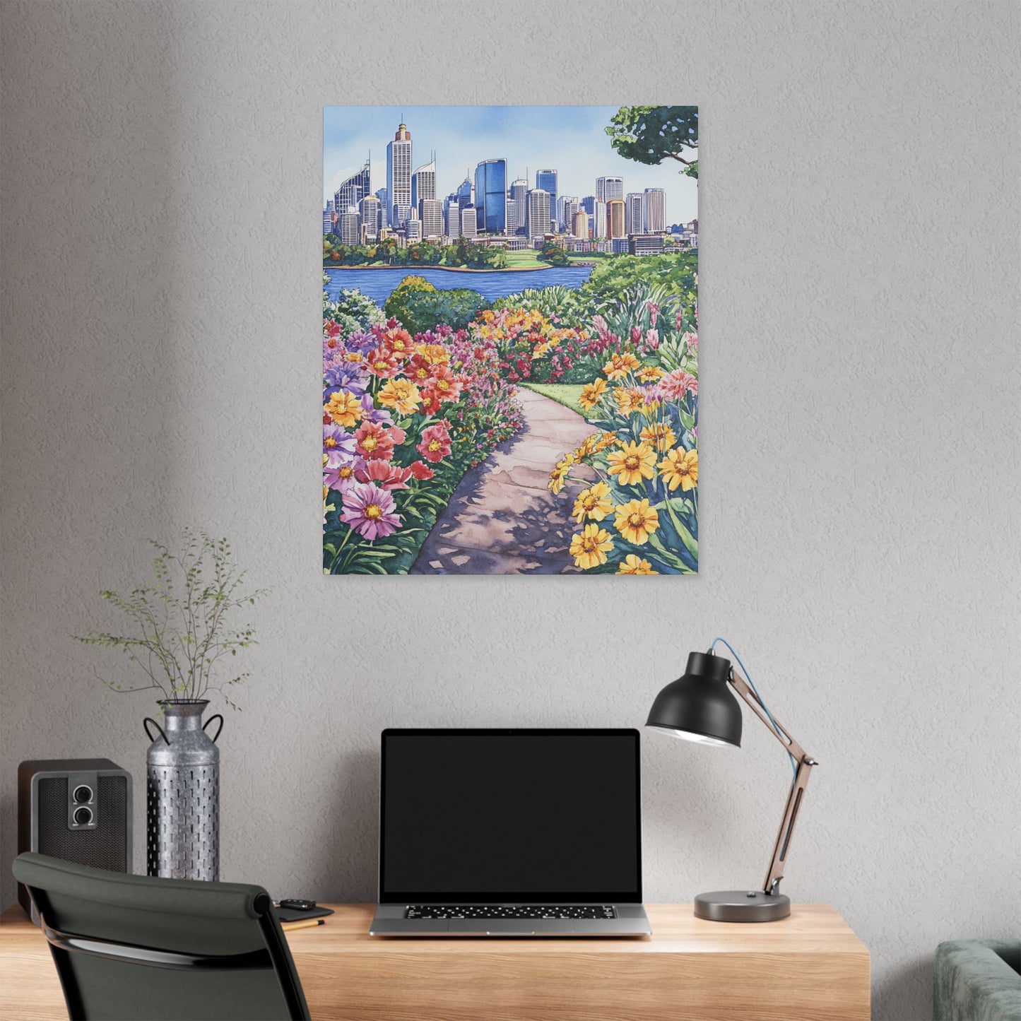 Royal Botanic Garden in Spring Canvas