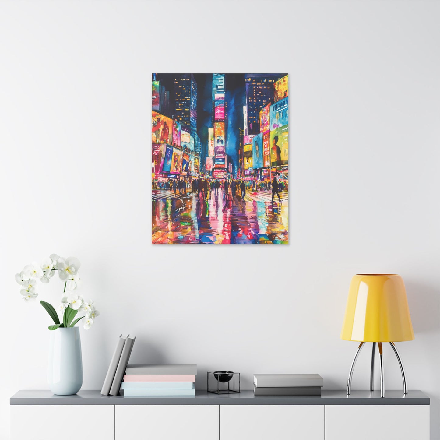 Times Square at Night Canvas