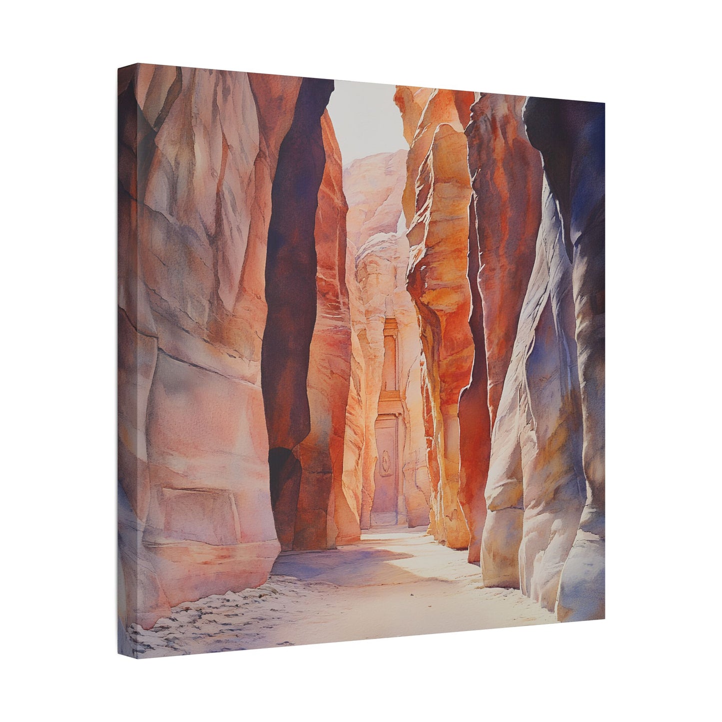 Siq Canyon Walk Canvas