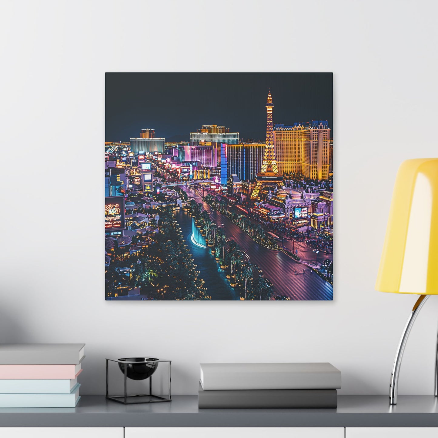 Las Vegas Strip at Night Canvas