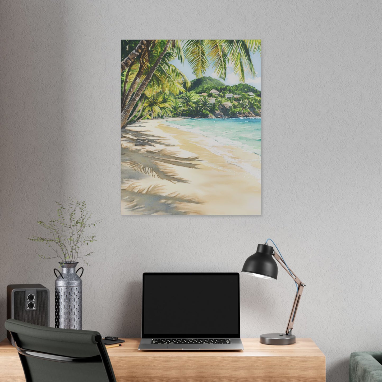 St Barth Anse de Grande Saline Serenity Canvas