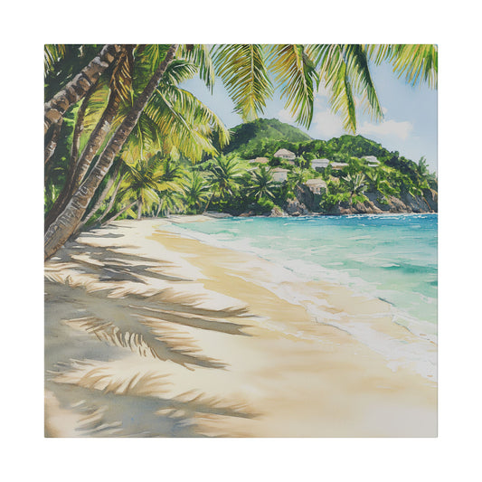 St Barth Anse de Grande Saline Serenity Canvas