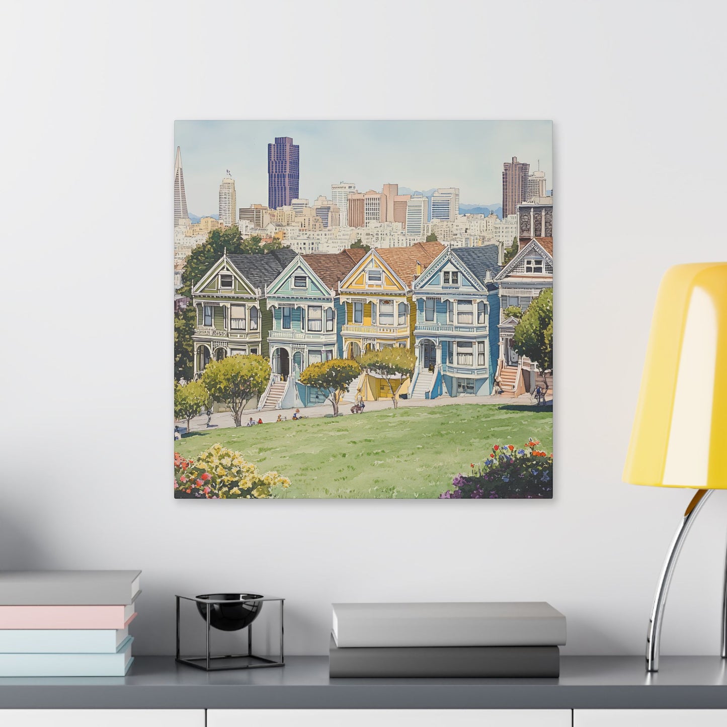 Painted Ladies at Alamo Square Canvas