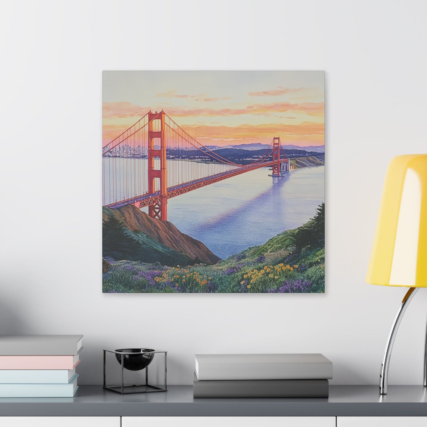 Golden Gate Bridge at Sunrise Canvas