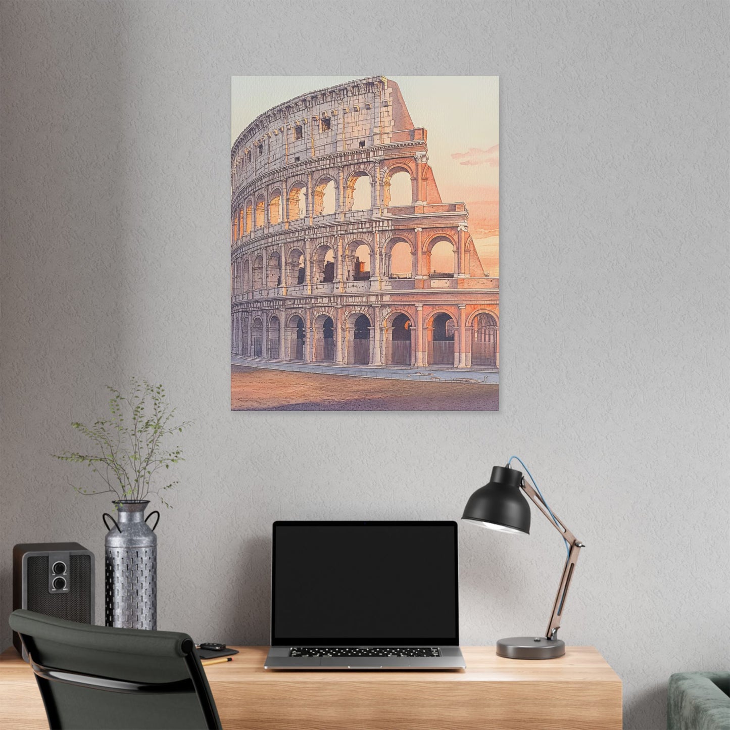 Colosseum at Sunrise Canvas