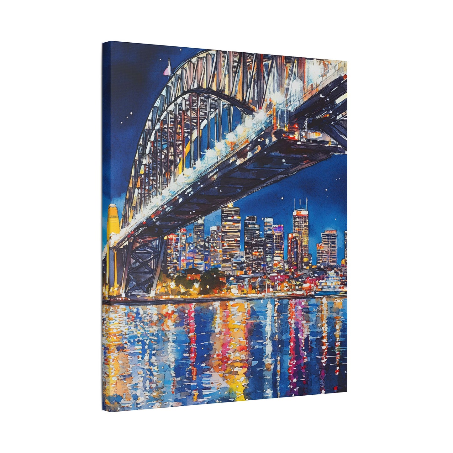 Sydney Harbour Bridge by Night Canvas