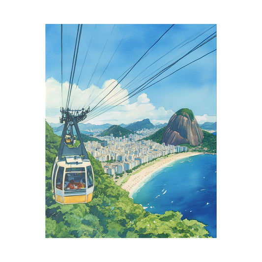 Sugarloaf Mountain Cable Car Canvas