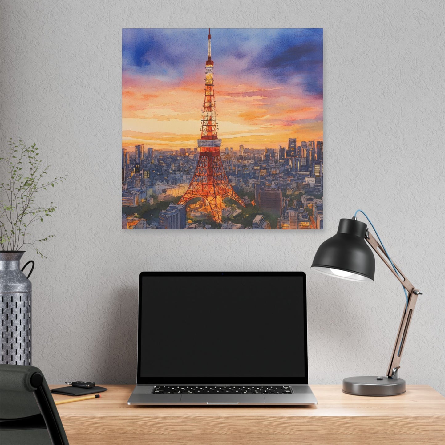 Tokyo Tower at Sunset Canvas