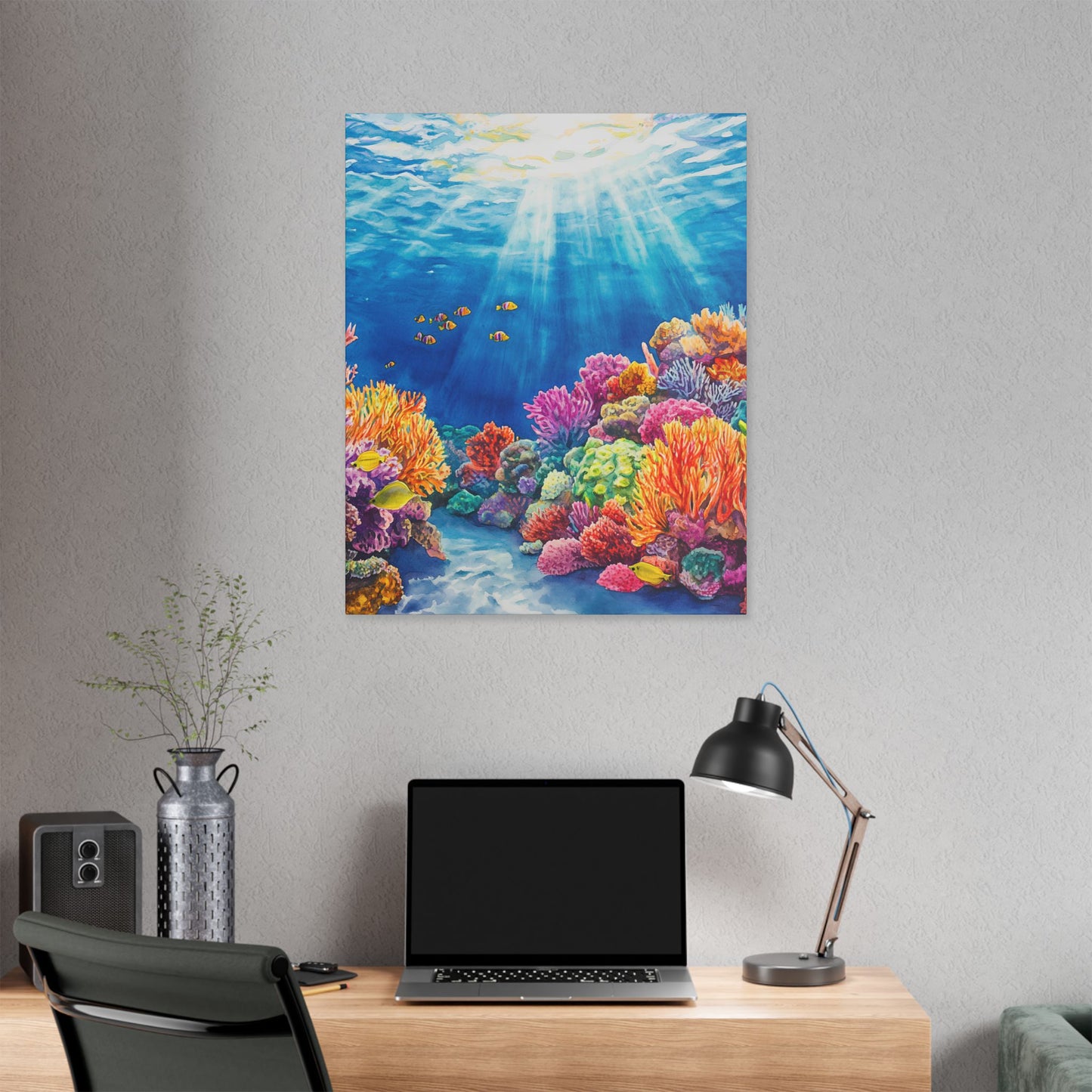 Coral Wonderland Underwater Canvas