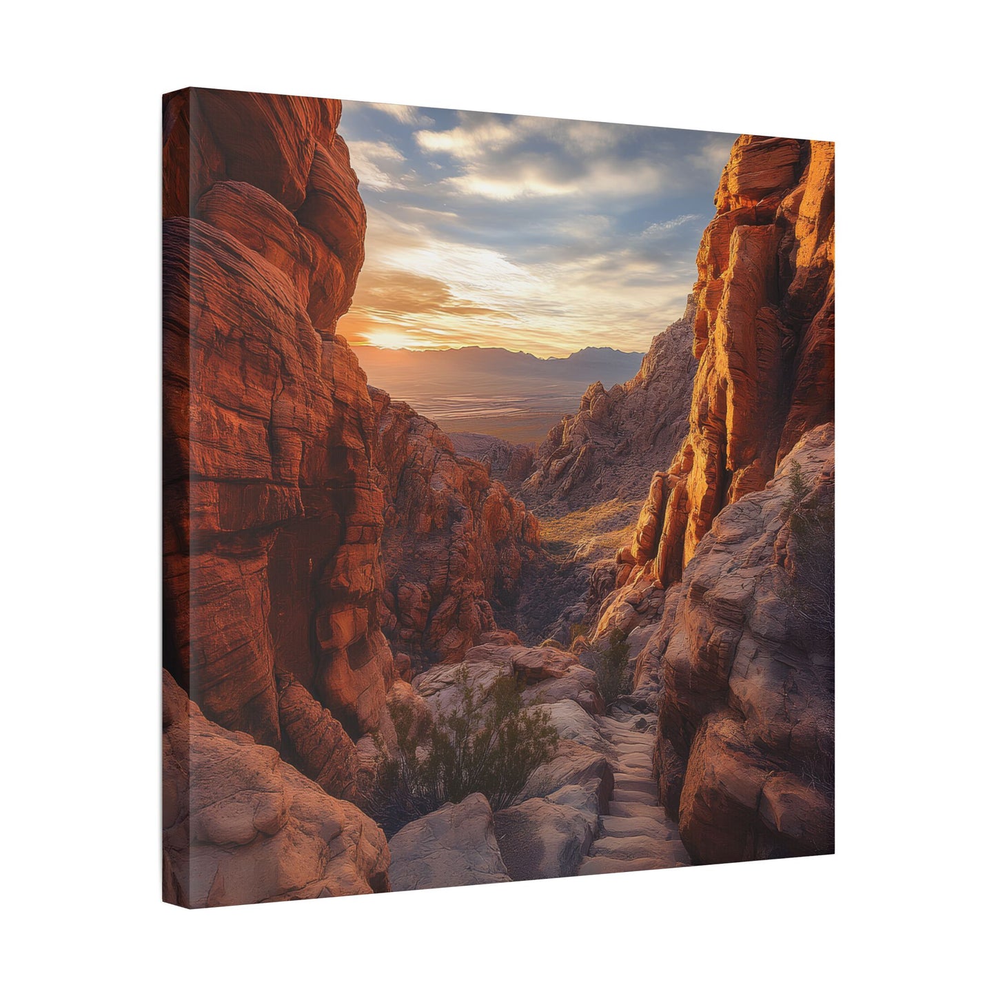 Red Rock Canyon Sunrise Canvas