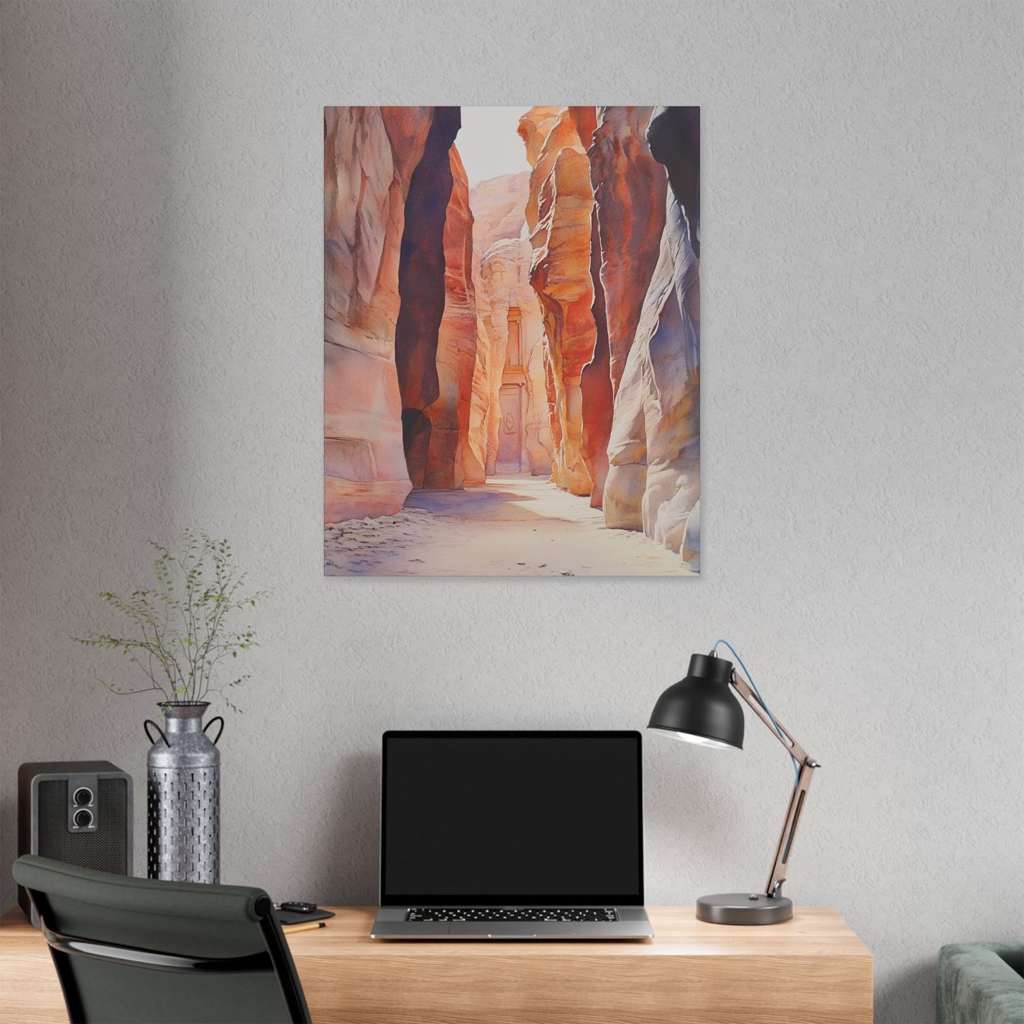 Siq Canyon Walk Canvas